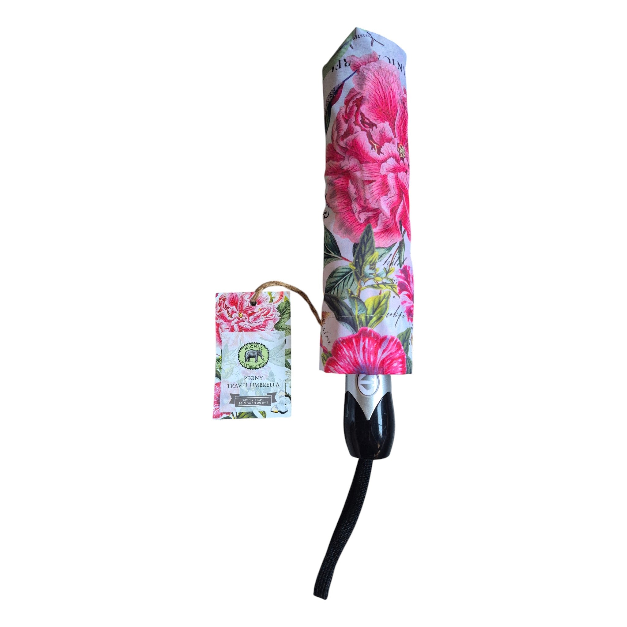Michel Design Works Peony Travel Umbrella Auto open push button nz