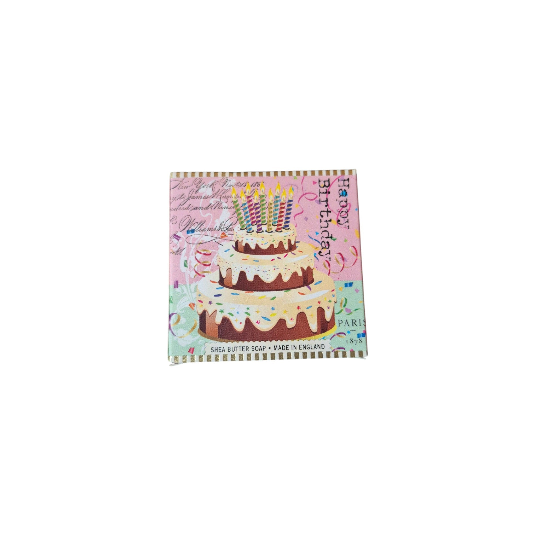 Michel Design Works Happy Birthday Cake Shea Butter Soap 3.5oz nz