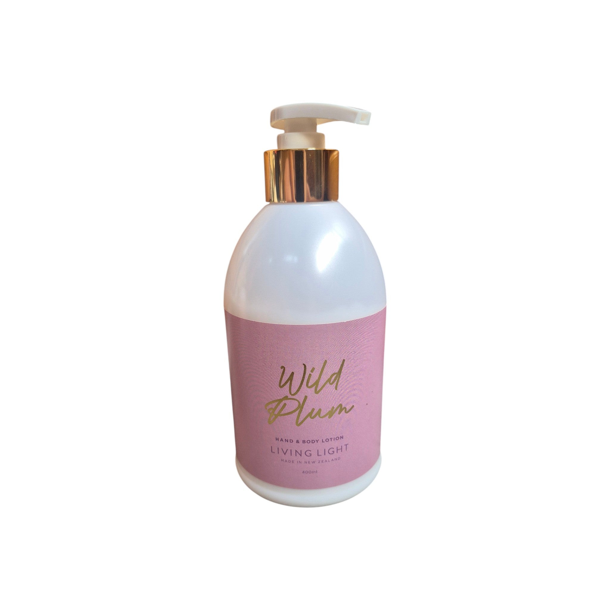 Living Light Wild Plum Hand & Body Lotion 400ml nz