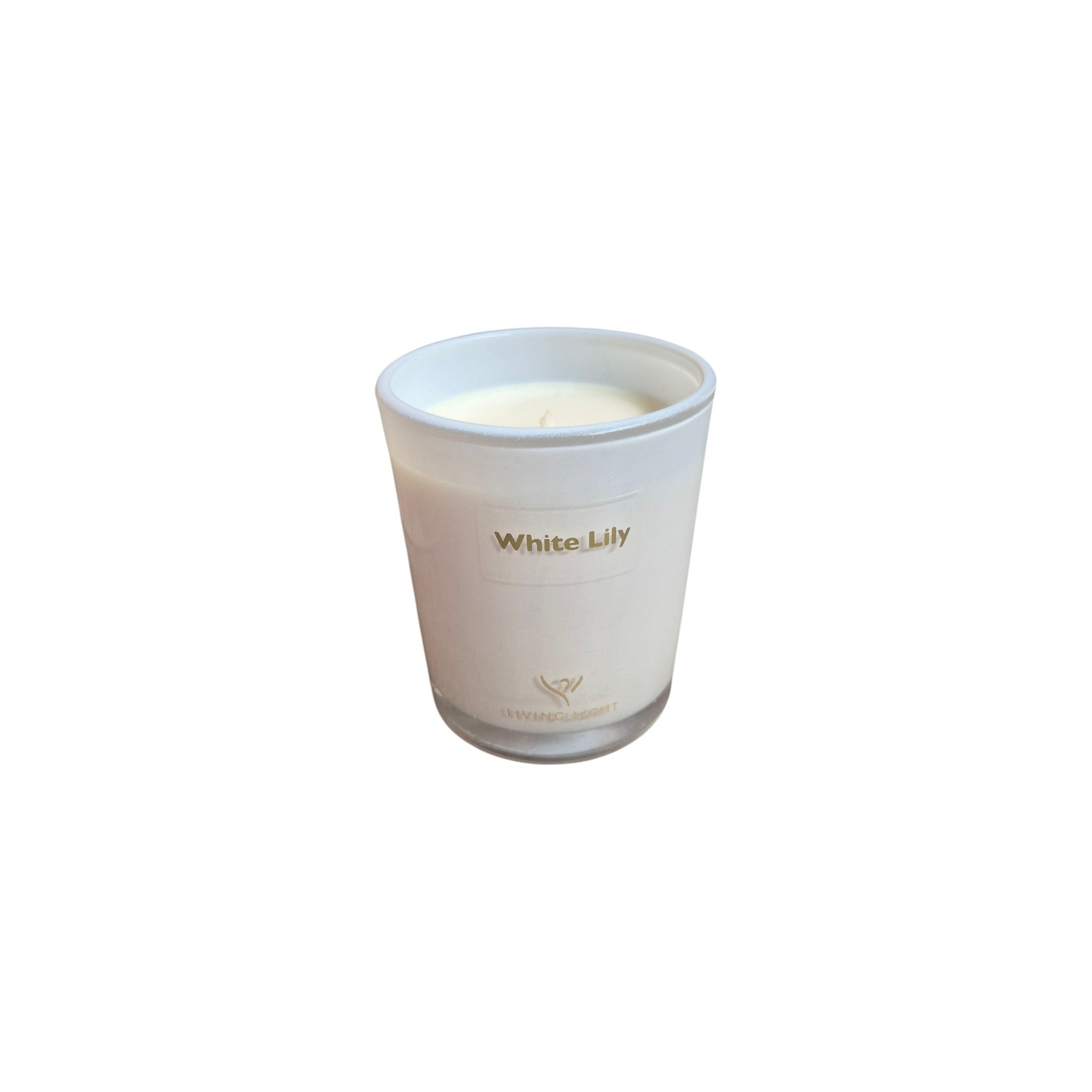 living light nz White Lily Soy Candle 110g home styled decor