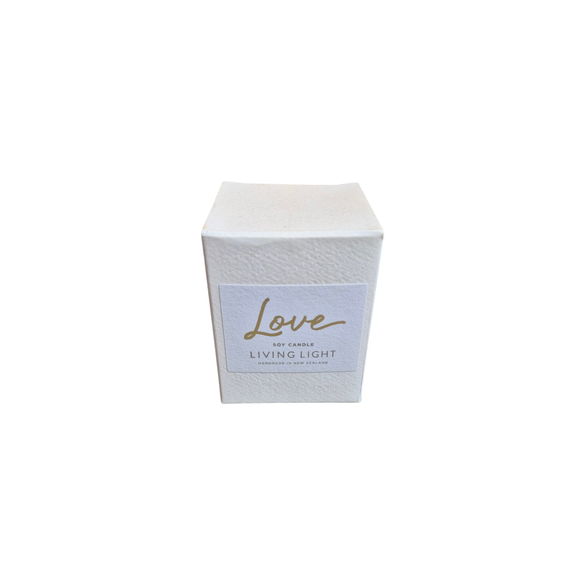 Living Light Love Soy Candle 110g natural soy wax scented candle NZ
