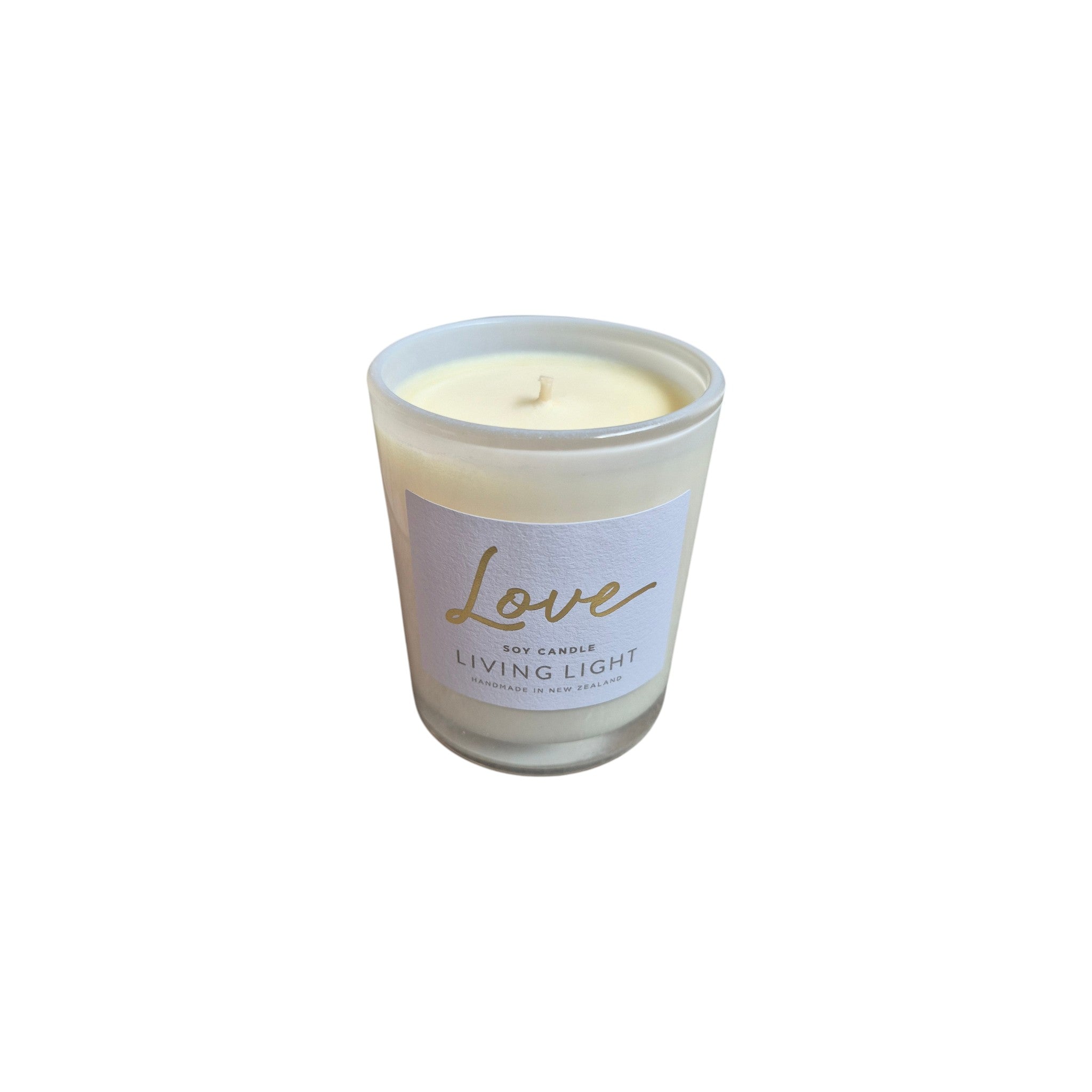 Living Light Love Soy Candle 110g styled home decor