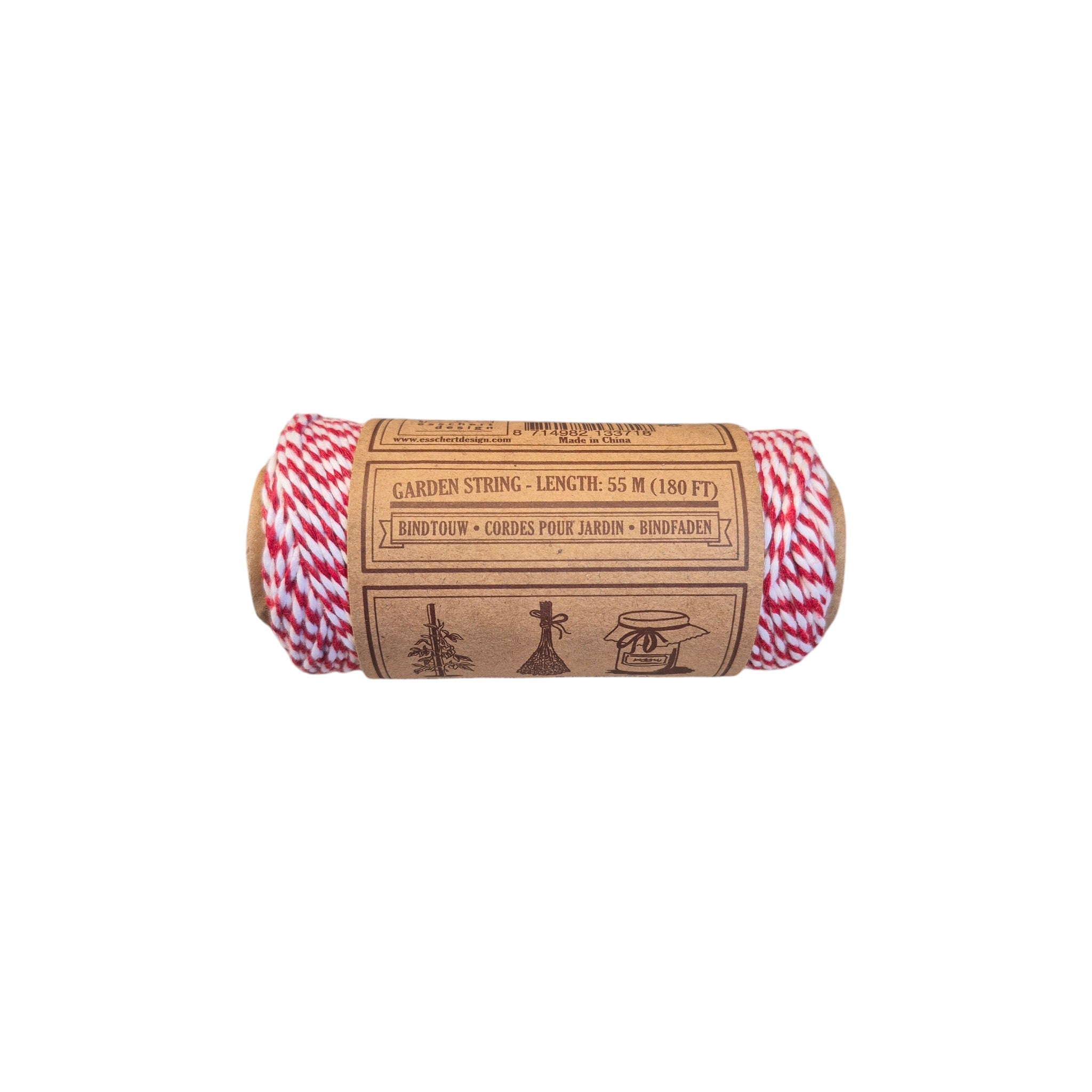 Garden String 55m (180ft) Red nz Esschert Design