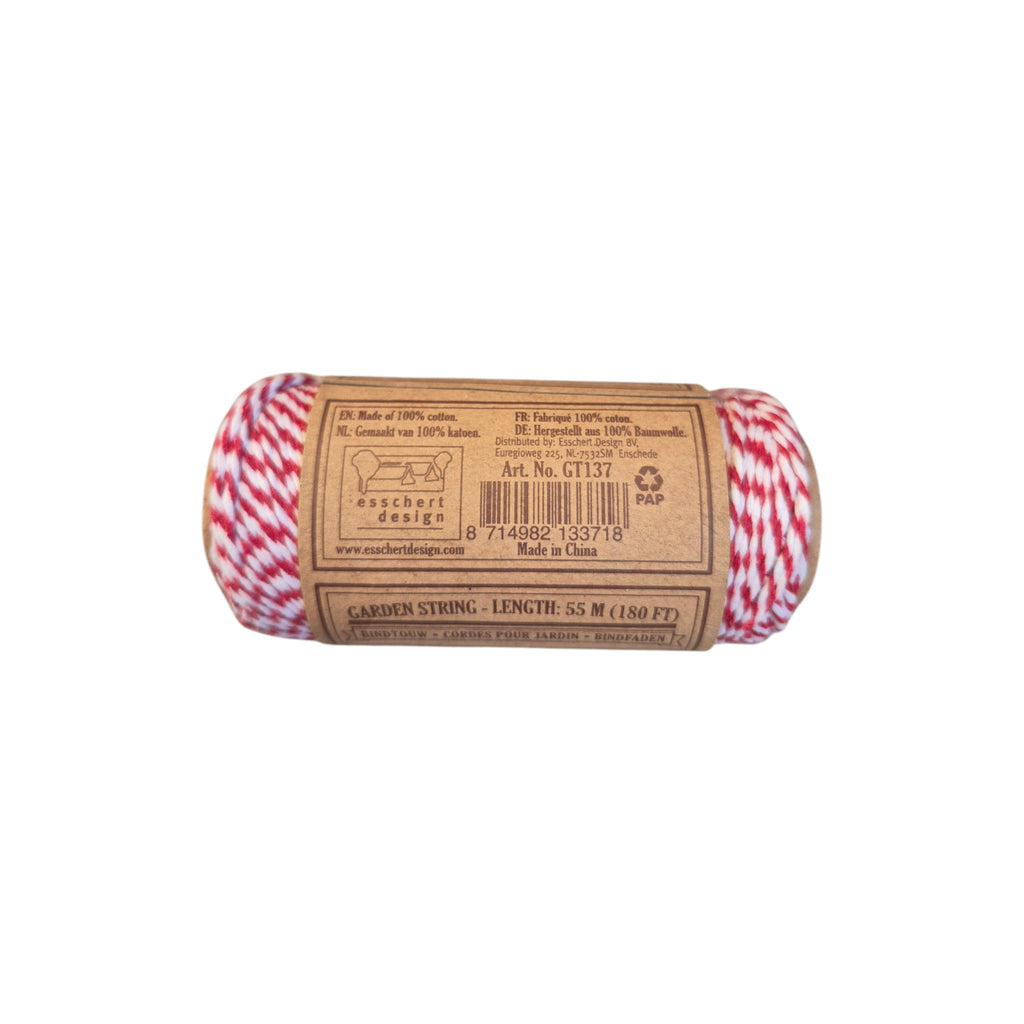 Garden String 55m (180ft) Red nz Esschert Design
