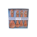 Rooster LaVida Festivo Acacia Wood Measuring Spoons Set of 4 nz