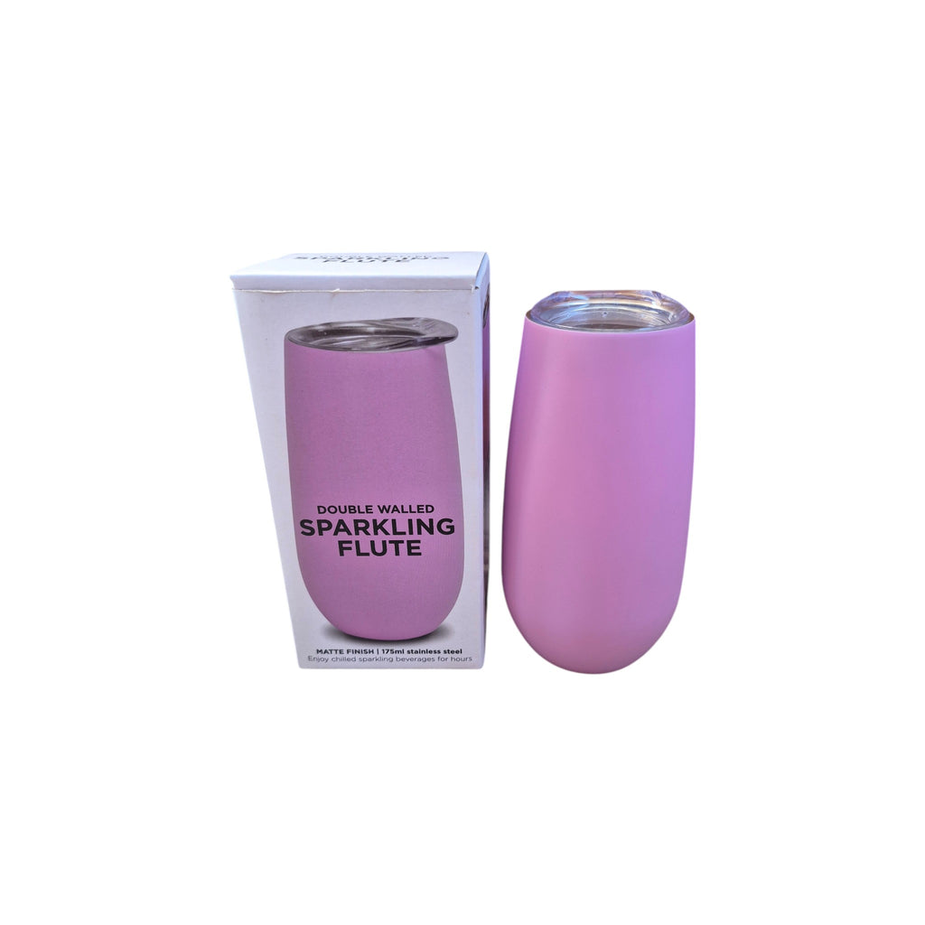 Annabel Trends Double Walled Sparkling Flute - Gelato Pink 175ml nz