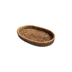 Rattan Oval Tray | Small 24cm x 15cm nz