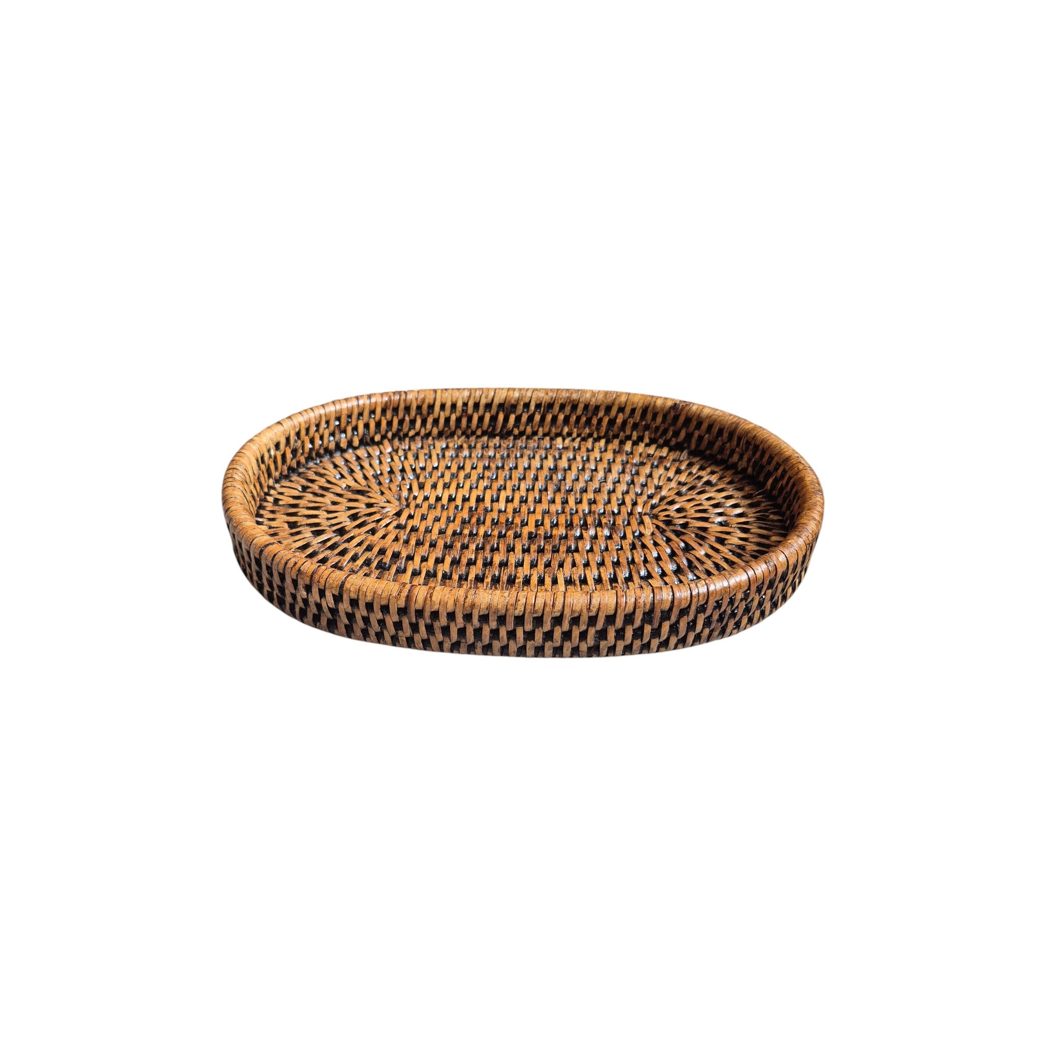 Rattan Oval Tray | Small 24cm x 15cm nz