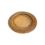 Rattan Brown Charger Plate | 32cm Diameter nz