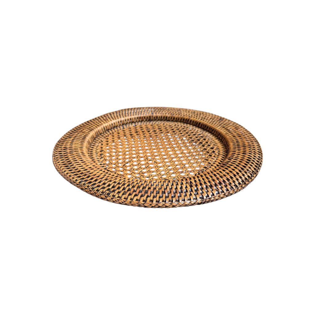 Rattan Brown Charger Plate | 32cm Diameter nz