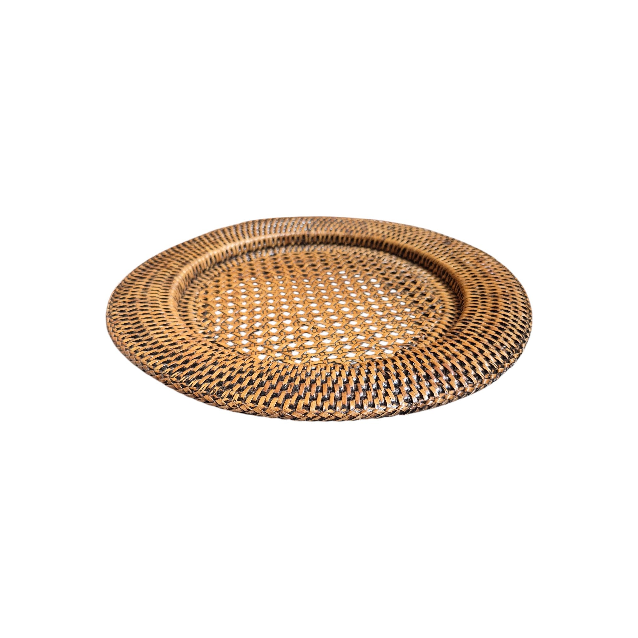 Rattan Brown Charger Plate | 32cm Diameter nz
