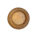 Rattan Brown Charger Plate | 32cm Diameter nz