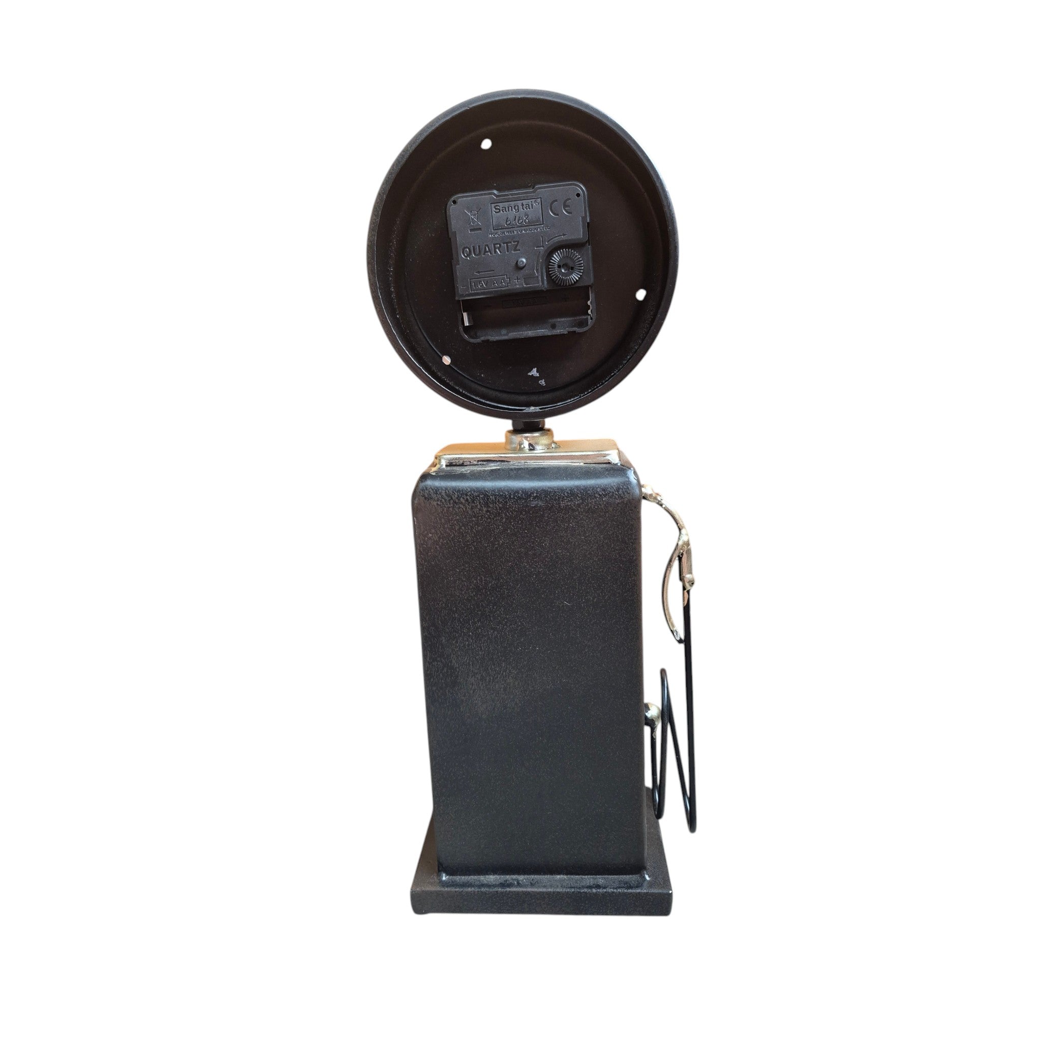 Gulf Route 66 Black Gas Pump Clock | Retro Vintage Man Cave Decor nz