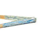 Bamboo Shell Inlay Salad Servers | Artisan Serving Set blue nz