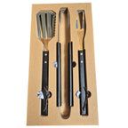 Grill Master Stainless Steel BBQ Tools Gift Set | 3-Piece Grilling Kit nz