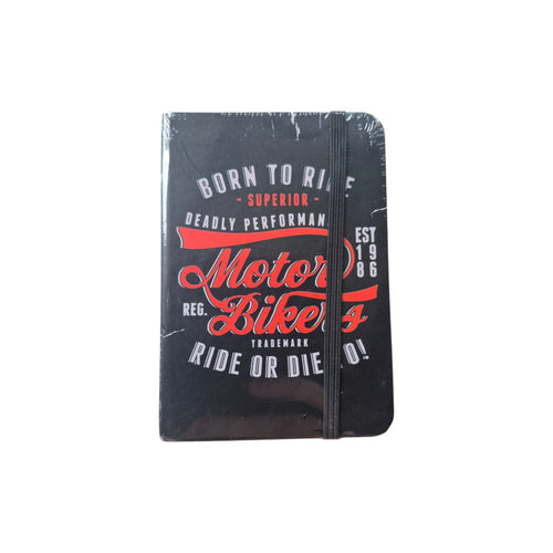 Motor Bikers 'Born to Ride • Ride or Die' design with red elastic 10.5cm x 7cm nz