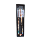 Solar System Necklace - Red Veined White Onyx