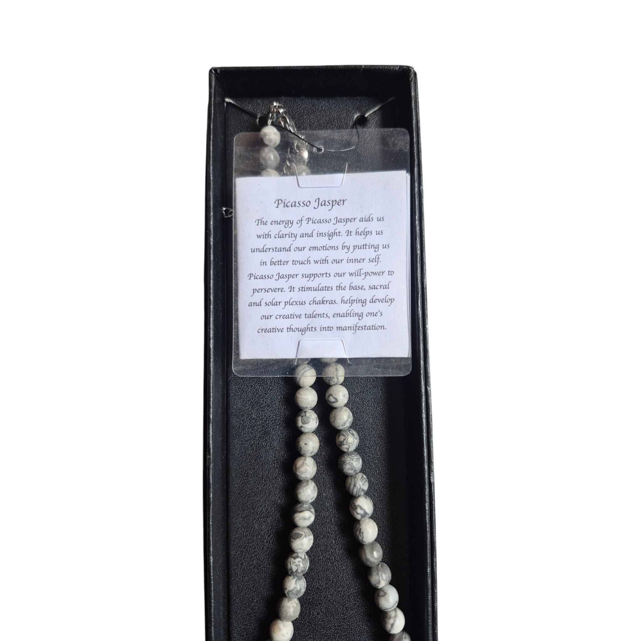Solar System Necklace - Picasso Jasper