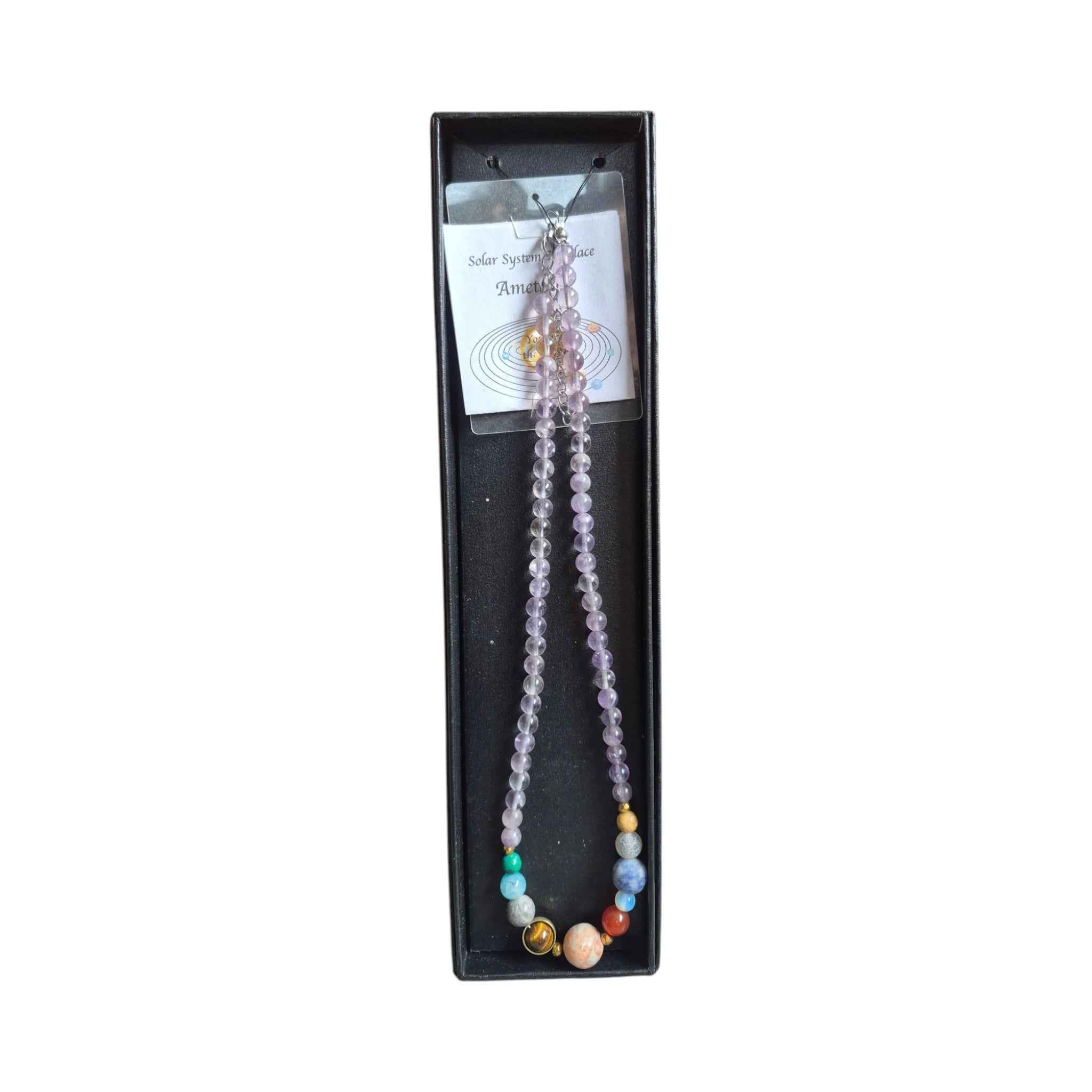 Solar System Necklace - Amethyst