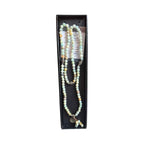 Mala Meditation Bead Necklace - Amazonite - 68cm