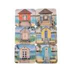 Boathouses 6 Pack Coasters nz Loren Boyd