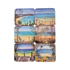 Coastal Verandahs 6 Pack Coasters nz Loren Boyd