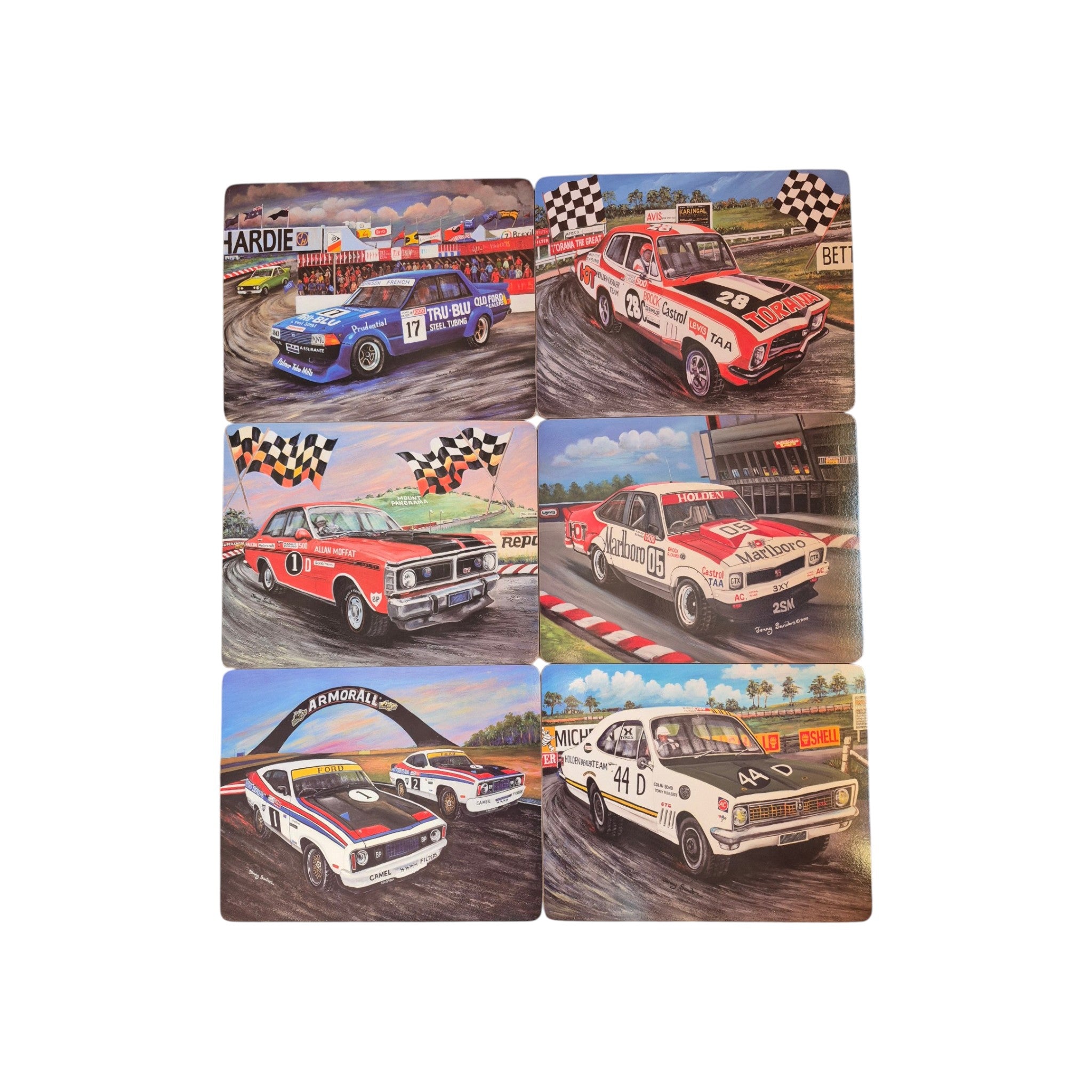 Classic Bathurst 6 Pack Placemats nz Loren Boyd
