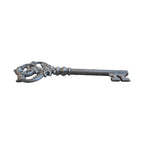 Extra Large Silver Decorative Cast Iron Key 26cm nz Loren Boyd