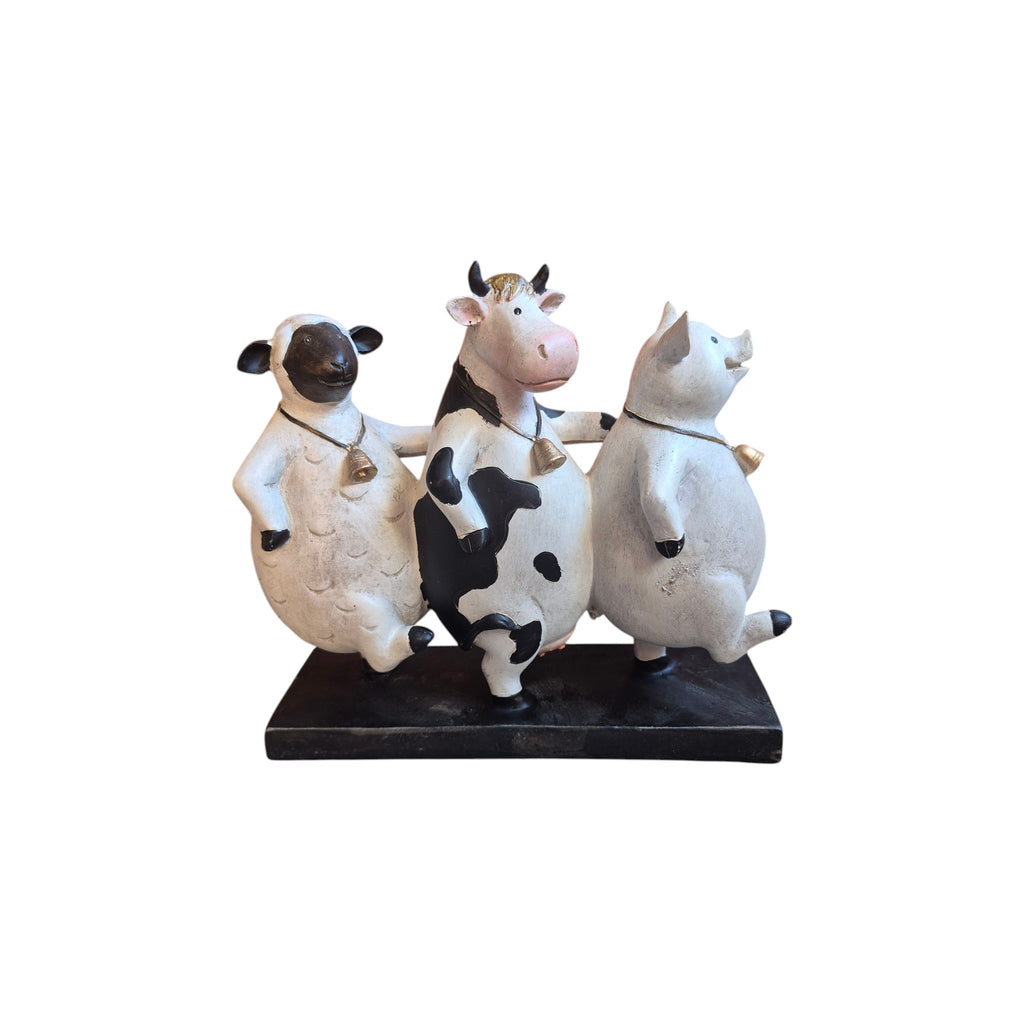 Dancing Troupe Farm Animal Figurine nz Loren Boyd