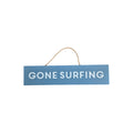 Gone Surfing Hanging Wooden Sign nz Loren Boyd