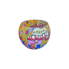 Flower Garden Glass Tealight Holder