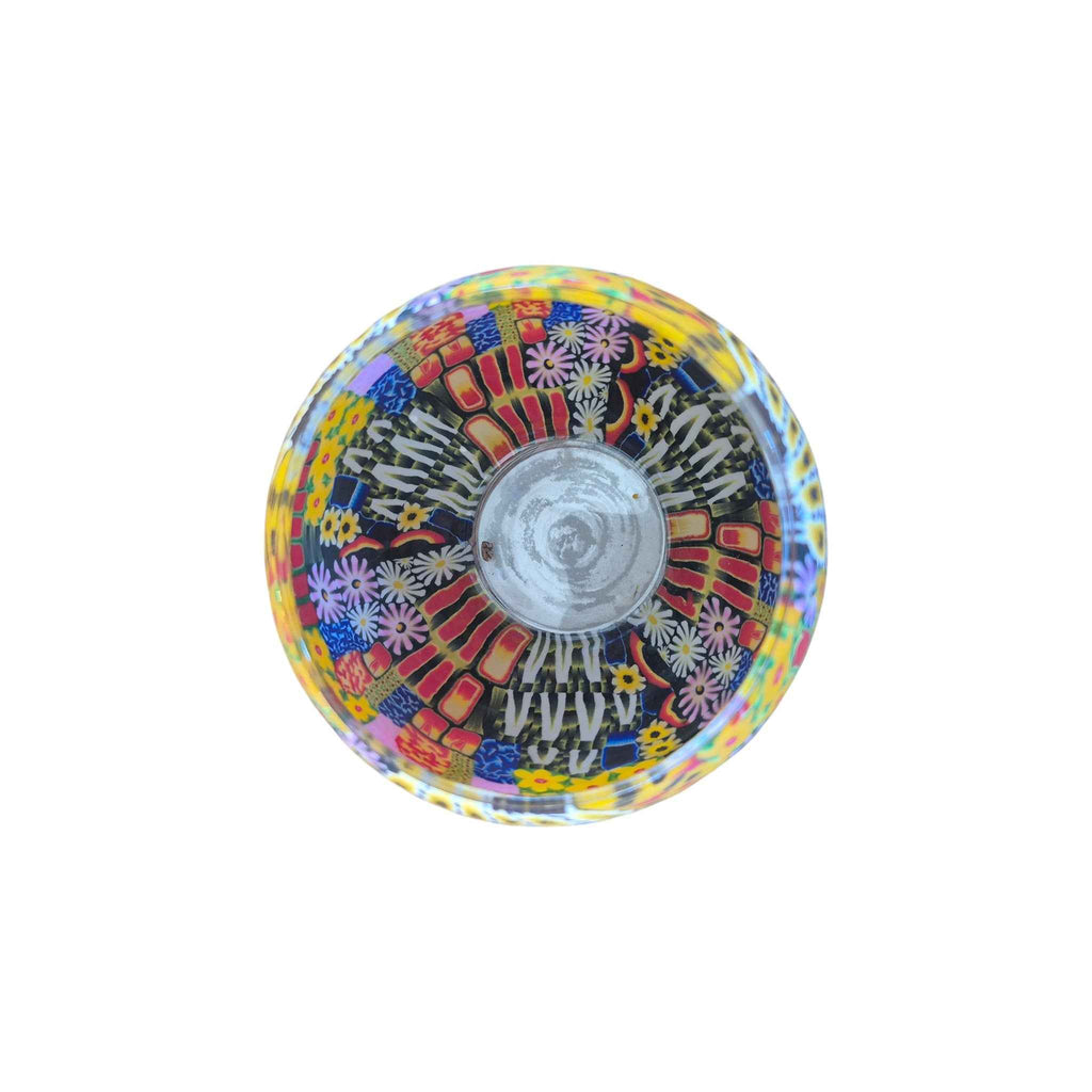 Flower Garden Glass Tealight Holder