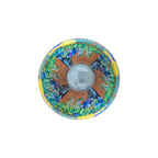Irises Glass Tealight Holder