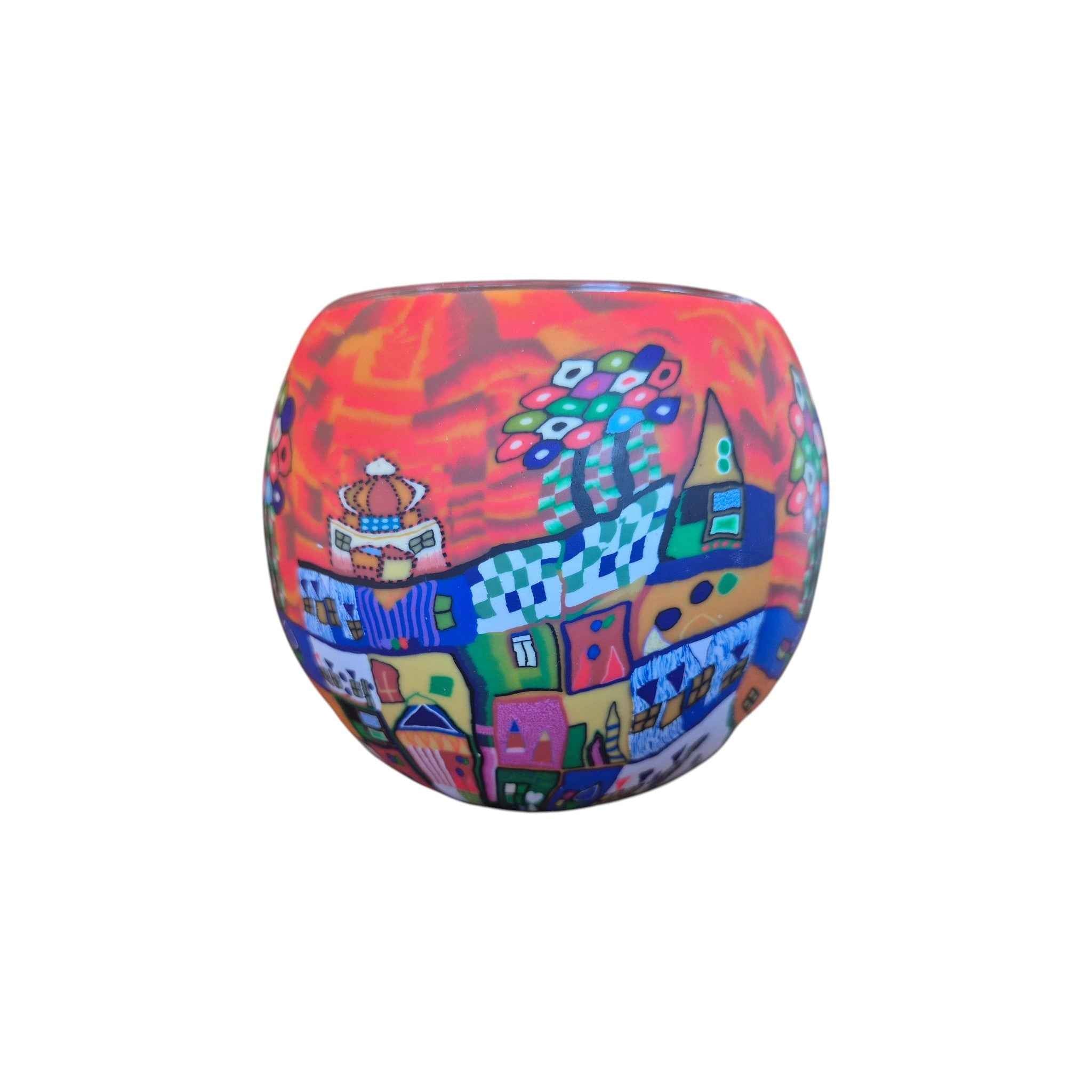 Gaudi House Glass Tealight Holder