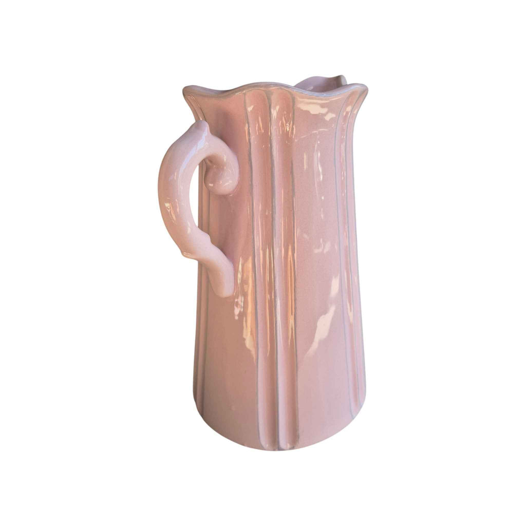 Baby Pink Ceramic Jug