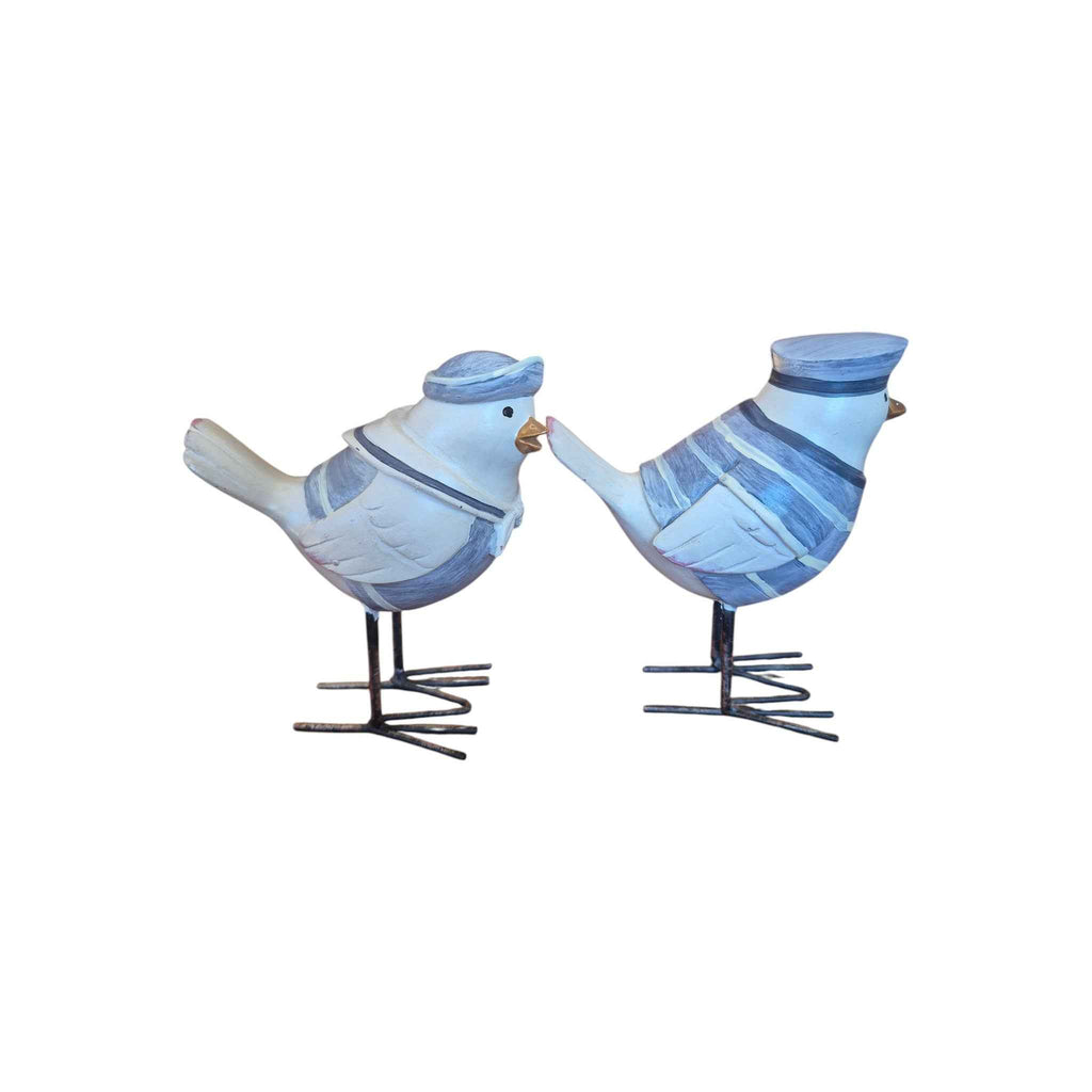 Metal Legs Beach Birds Set of 2