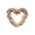 Large Natural Heart Shell Wreath 27cm