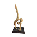 Gymnast Gold Sculpture