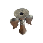Antique-Styled Metal Angel Wings Candle Stick Holder