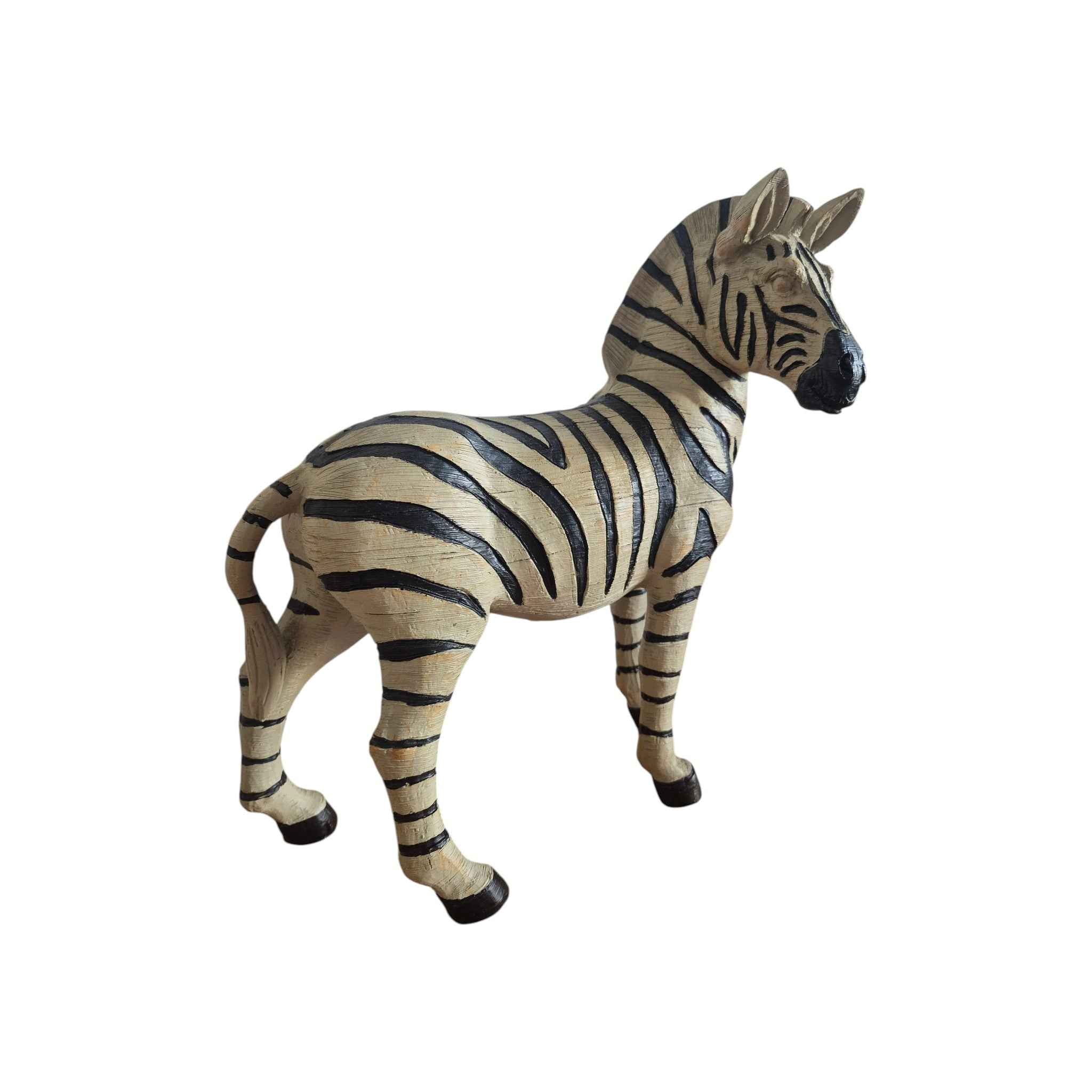 Le Monde Large Resin Zebra
