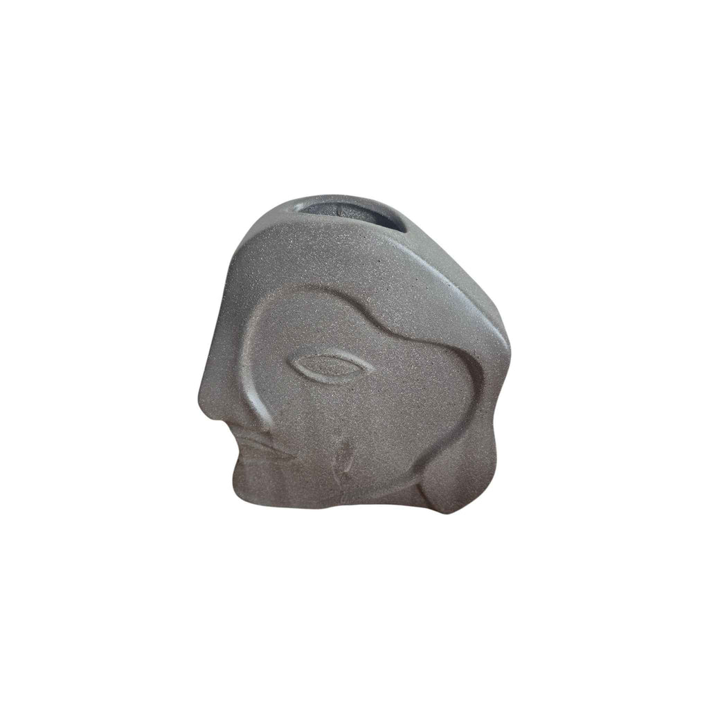 Grey Face Sandstone Vase