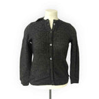 Koru Ladies Cable & Bauble Cardigan - Mid-Grey