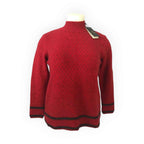 McDonald Possum Merino Two Tone Jersey - Red/Charcoal