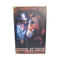 Cowgirl By Choice – Gotta Ride Metal Sign