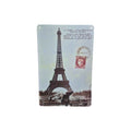 Paris – La Tour Eiffel Vintage Postcard Metal Sign