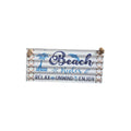 Beach Rules – Relax, Unwind, Enjoy Corrugated Metal Sign
