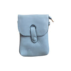 Tab Clasp Crossbody Phone Bag Denim Blue nz