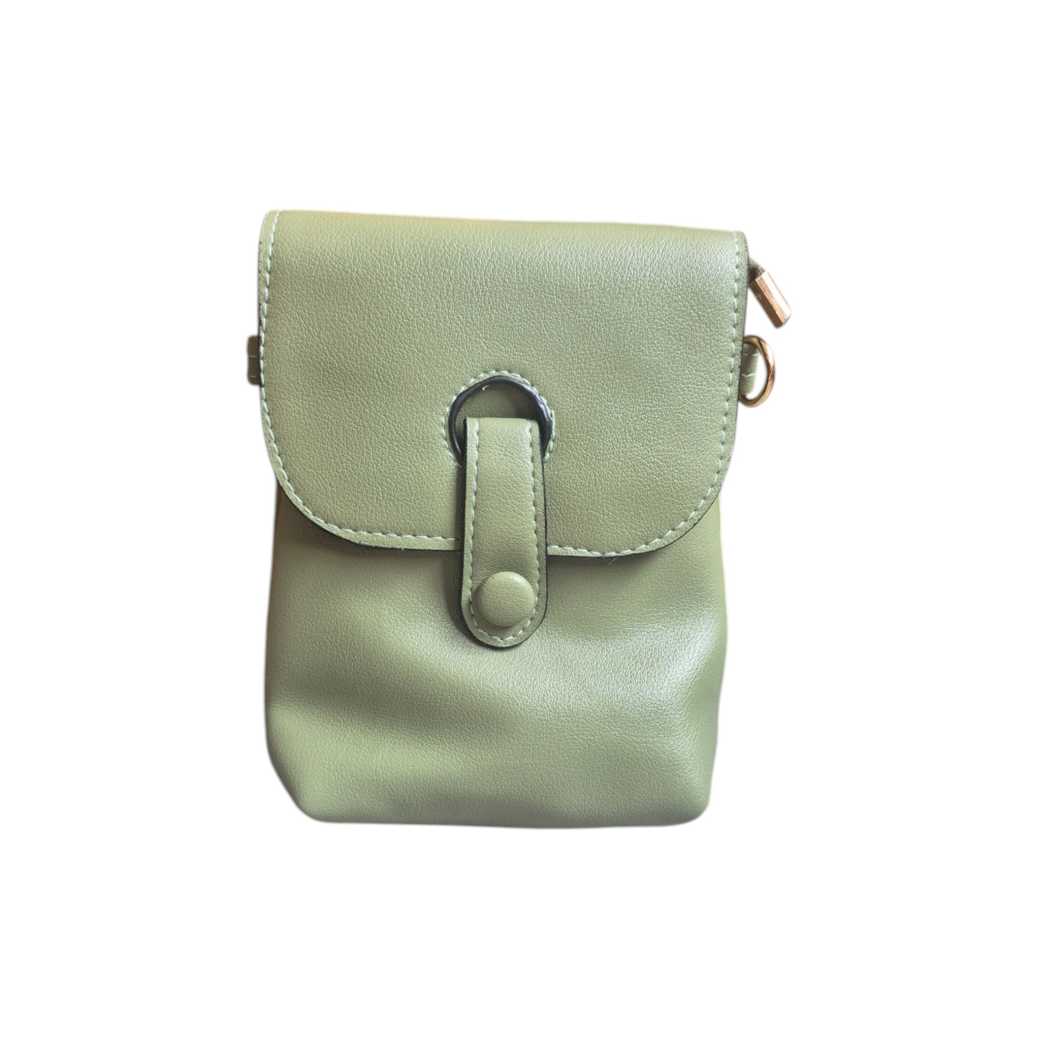 Tab Clasp Crossbody Phone Bag Forest nz