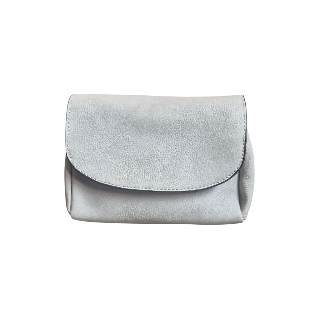 Loren Boyd curved flap crossbody handbag with adjustable strap and sleek leather design, perfect for everyday use. nz