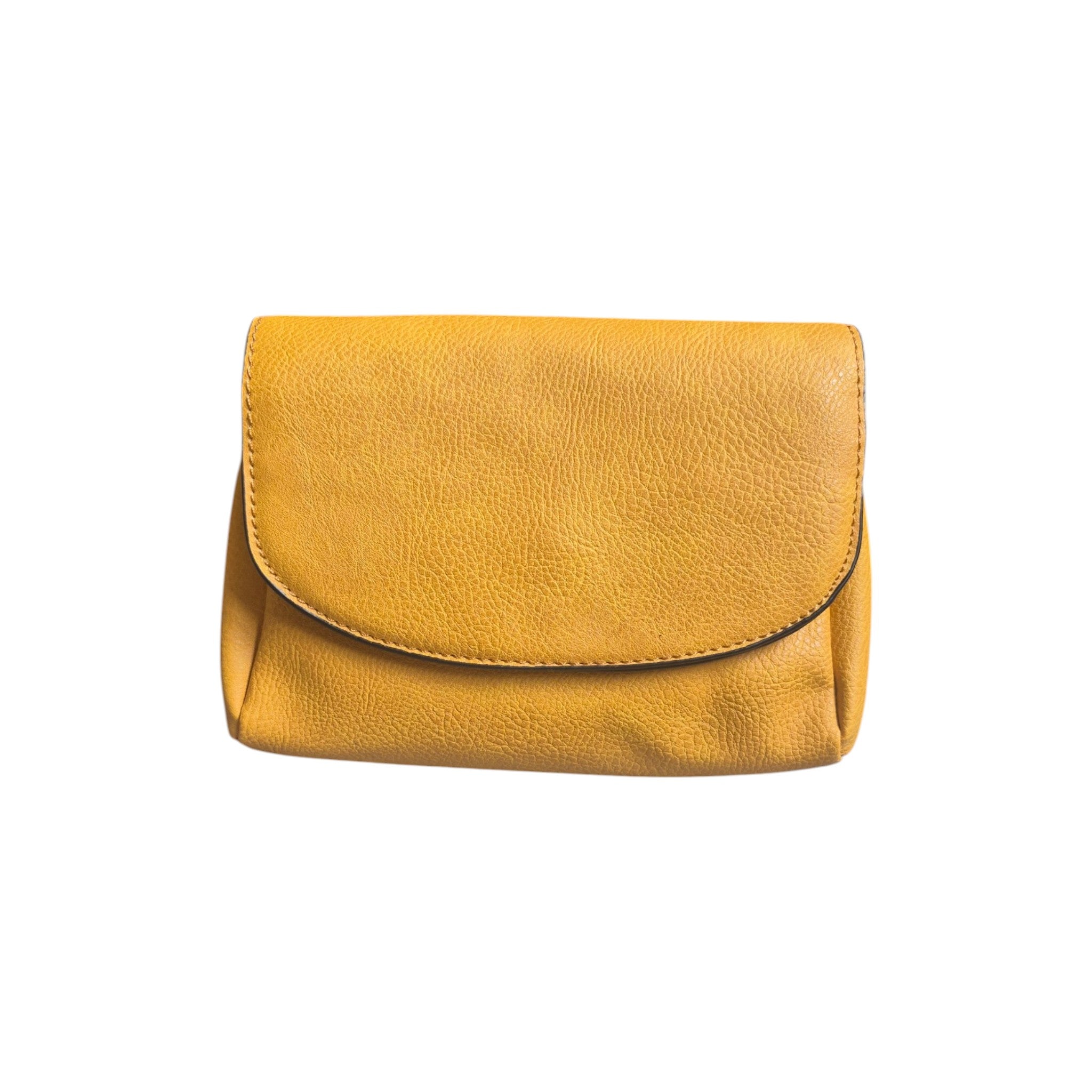 Loren Boyd curved flap crossbody handbag with adjustable strap, featuring a sleek design and stylish leather finish. nz